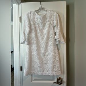 Lilly Pulitzer lace dress with liner, worn once, like new